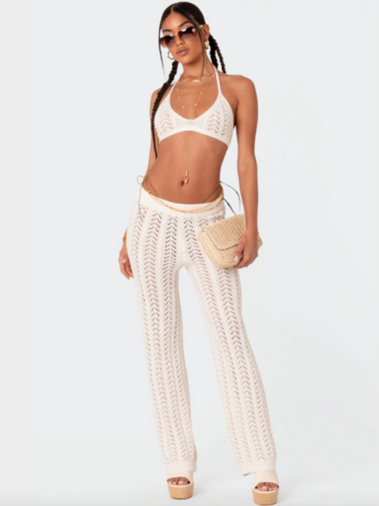 Edikted Crochet Pants