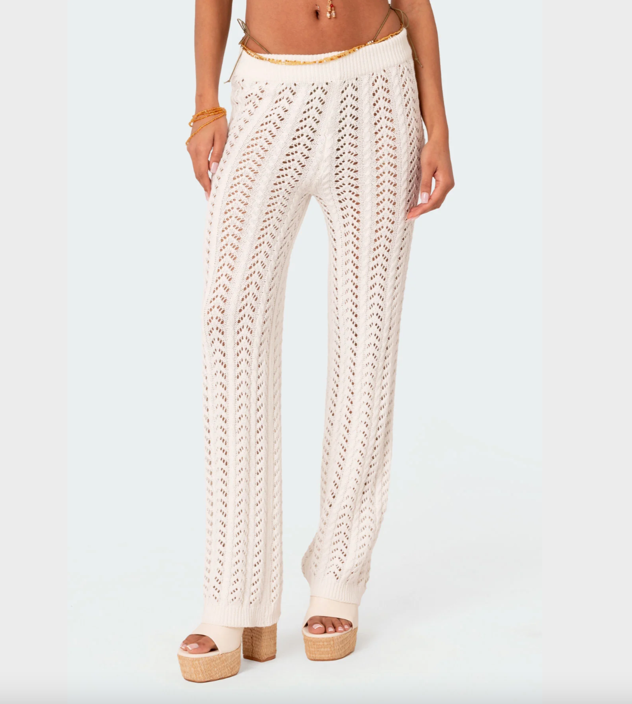 Edikted Crochet Pants