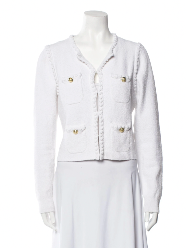 J.Crew White Cardigan