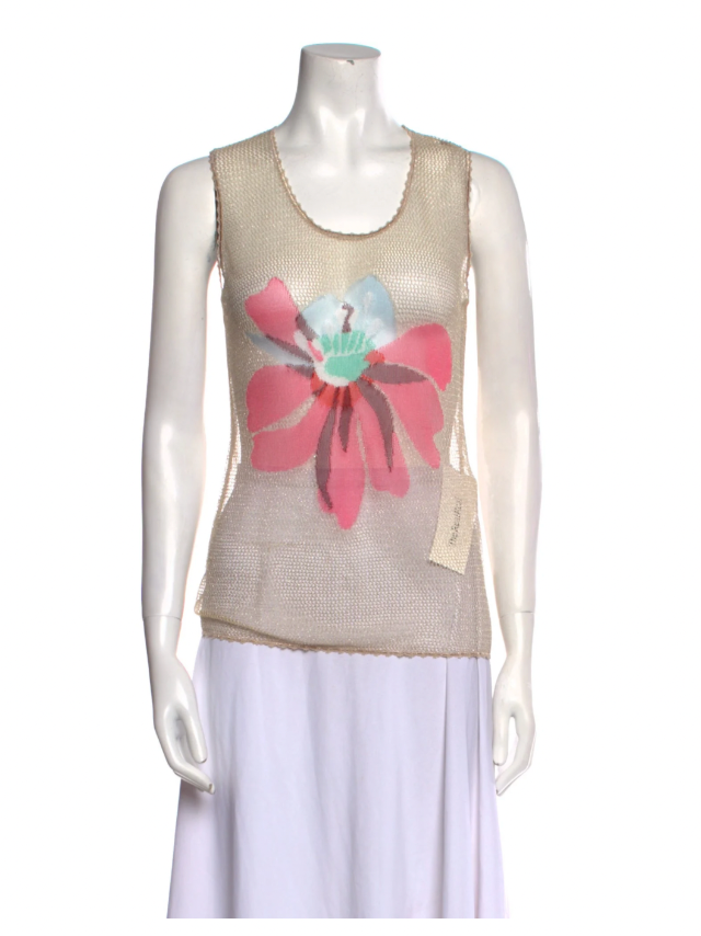 Missoni Vintage Floral Print Top