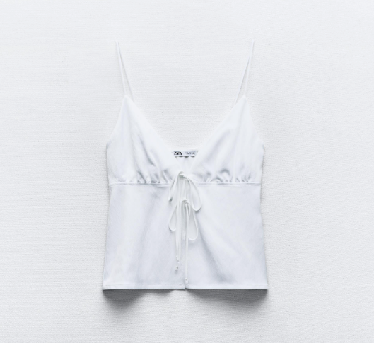 Zara Satin Top