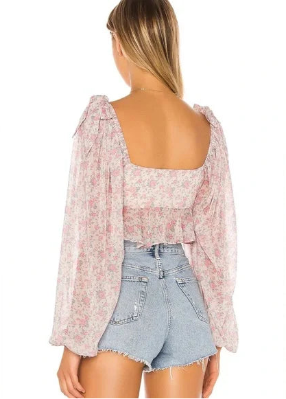 Tularosa Long Sleeve Crop Top