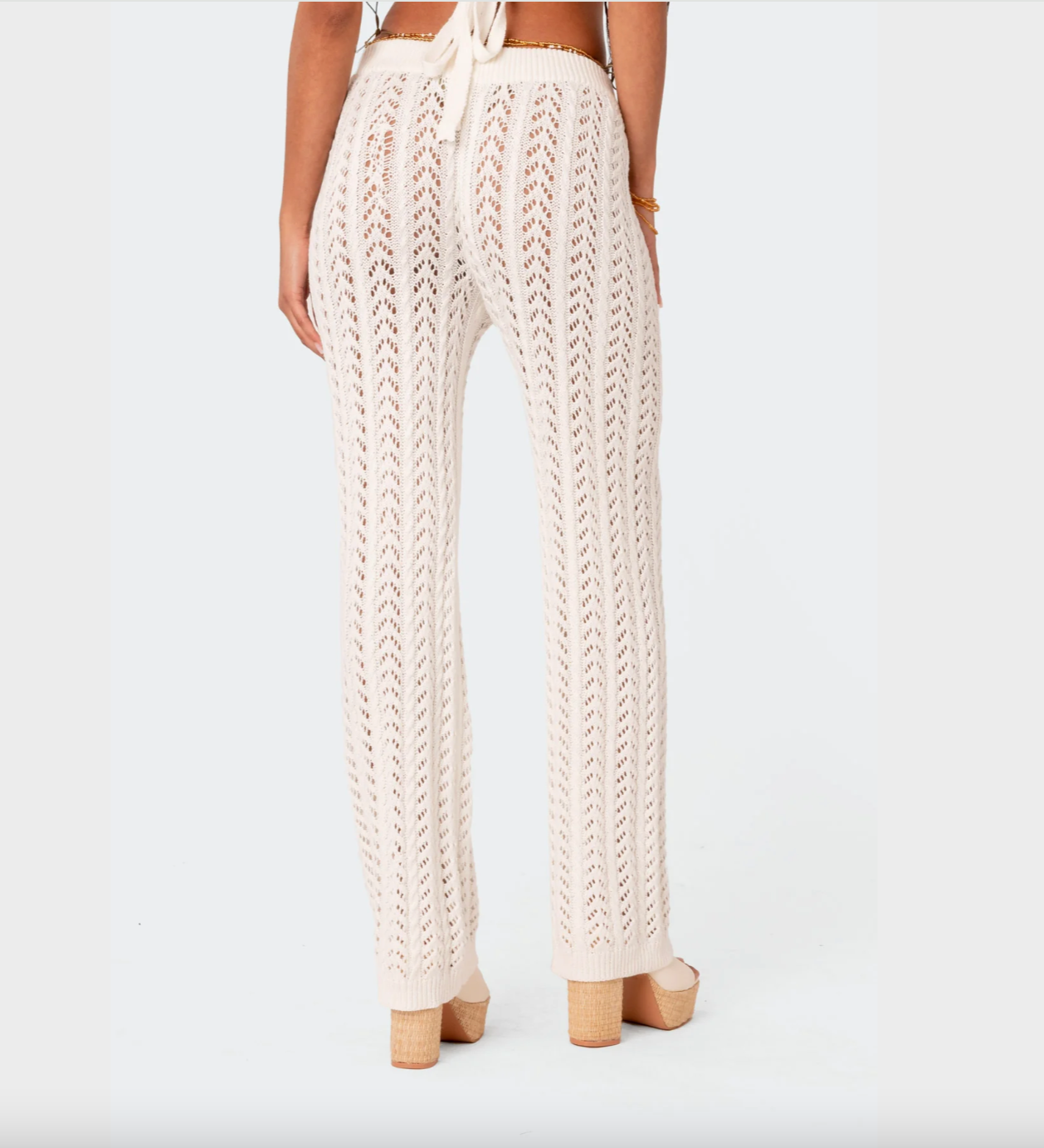 Edikted Crochet Pants