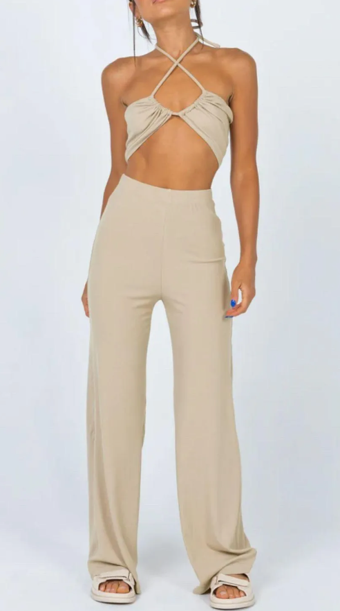 Princess Polly Beige Pant