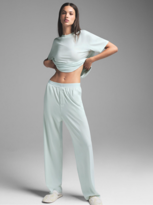SKIMS Limited Edition Loose Pant in Frost - Size XS