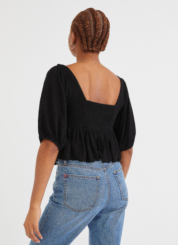 UO Lisabeth Half Sleeve Blouse
